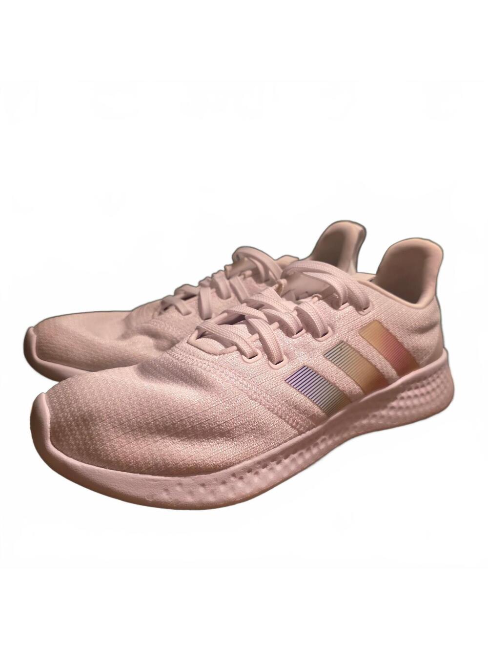 Worn Once - Wmn's Size 9 Adidas Rainbow Cloudfoam Supers